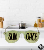 "Sun Daze" Sunglasses Wood Sign