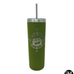 Jeep Compass Army Green Skinny Tumbler
